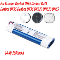 2600mAh S08-LI-144-2500 For Ecovacs Deebot DJ35 Deebot DJ36 Deebot DK35 Deebot DK36 DK520 DN520 DN55 Battery