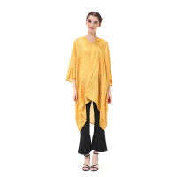 Hamlin Olaf Atasan Wanita Tunik Kebaya Batik Simple Material Viscose ORIGINAL - Mustard