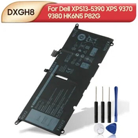 52Wh 7.6V Replacement Battery DXGH8 For Dell XPS13-5390 XPS 9370 9380 HK6N5 P82G with Tools