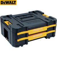 DEWALT DWST17804 TSTAK Tool Storage Organizer Double Drawers Carrying and Storing Parts Box Accessories Case