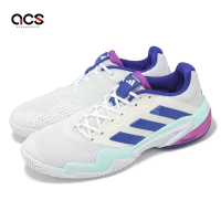 adidas 網球鞋 Barricade 13 M 男鞋 白 藍 支撐 穩定 運動鞋 愛迪達 IF9129