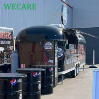 Wecare Factory Direct Sales EEC/DOT Valid Food Truck Fully Equipped Mobile Bar Food Cart Food Trailer