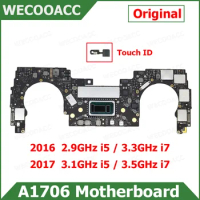 Tested A1706 Motherboard For Macbook Pro 13" A1706 Logic Board i5 i7 8GB 16GB 256GB 512GB 1TB 2016 2017 Years