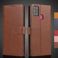 Leather Case for Samsung Galaxy M31 M30s M21 M20 M33 5G M40s M42 M32 M22 M11 M12 M10 M30 Pu Leather Cover Holster Fundas Coque
