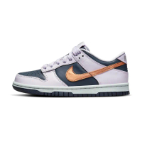 【NIKE 耐吉】Dunk Low Se Gs 女鞋 大童鞋 藍紫色 銅勾 低筒 運動 休閒鞋 DX1663-400