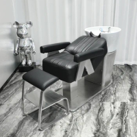 Professional Stylist Shampoo Chair Hair Salon Women Hairdressing Hairwash Bed Head Spa Haar Wasch Liege Barber Station Furniture