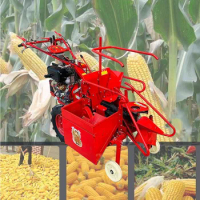 hot sale Factory Supply Hand Diesel Engine Combine Mini Corn Harvester