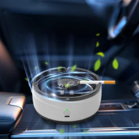 Rechargeable Ashtray Air Purifier Multiple Filter Timing Design One-button Operation Easy Disassembly Suitable for Indoor