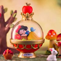 Disney Princess Crystal Ball 52TOYS Action Figure Toys Dolls Cinderella Mulan Jasmine Rapunzel Ariel Snow White Gift for Girls