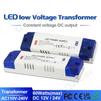 ไดรเวอร์ LED, หม้อแปลง 60W, AC 110-240V, DC 12V, 5.0A, DC 24V, 4.2A, แหล่งจ่ายไฟสลับ, F2TH