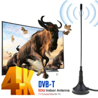 Universal HDTV Antenna DVB-T Freeview 5dBi Digital TV Antenna Indoor Signal Receiver Aerial Booster CMMB Televison Receivers