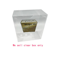 Transparent PET cover box for SEGA Saturn SS game console colorful box storage display box