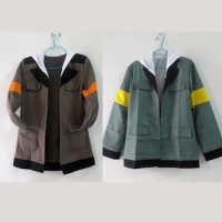 Voltron Legendary Defender Lance Coat Man Jacket Hood Christmas Party Halloween Outfit Cosplay Costume Customize Any Size