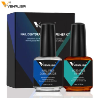VENALISA Nail Prep Dehydrator Set Acid Free Primer Adhesive Desiccant Acrylic Nails Bonder Gel Balancing Oil Skin Solutions