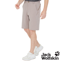 【Jack wolfskin 飛狼】男 排汗快乾休閒短褲 登山褲『卡其』