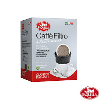 義大利Saquella 原裝進口滴漏濾泡咖啡杯(附濾杯+10包咖啡)