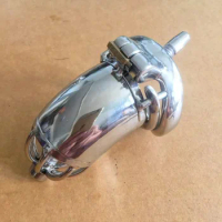 Stainless Steel Stealth Lock Male Chastity Device,Cock Cage,Penis Lock,Cock Ring,Chastity Belt S037-BFT