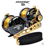 Reel Overhead Maguro Deep X NS 400 / 500 / 600 / 600P | Lever Drag | Jigging Laut Dalam | 9+2 Ball B