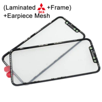 10x (Laminated OCA Frame) LCD Screen Display Front Outer Touch Glass Bezel For Apple iPhone 11 XR Replacement