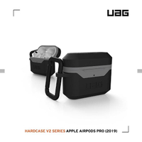 【UAG】AirPods Pro 耐衝擊硬式保護殼V2-黑灰(UAG)