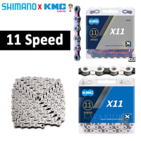 KMC MTB Chain 11 Speed Mountain Bike 11V Current Shimano HG601 11S Bicycle Chain for M5100 Groupset