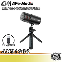 【限時特賣】圓剛 Versati go黑鳩USB Type-C心型指向麥克風 AM310G2【Sound Amazing】