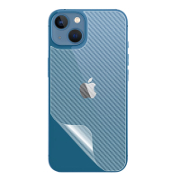 O-one大螢膜PRO Apple iPhone 13 全膠背面保護貼 手機保護貼-CARBON款