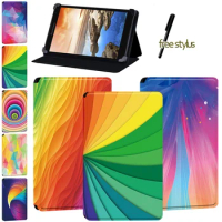 Watercolor Tablet Case Fit Lenovo Tab 8/Tab(A8-50 A5500/S8 - 50)/A7-(30 A3300/50 A3500)/Yoga (Book/Tab 4 Plu) /Thinkpad Tablet 2