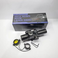 Teropong M8 LS4X25 Laser Scope Tele Cahaya Merah Import