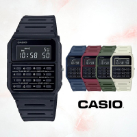 CASIO卡西歐 復古DATA BANK計算器電子錶(CA-53WF)五色選 / 考試錶