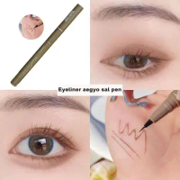 Long-lasting Eyeliner Waterproof Eyeliner Pen Set Long-lasting Smudge-proof Silkworm Pen for Women Fast Drying Liquid for Sweat