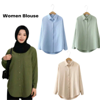 Women blouse Office Blouse Baju Office 3 Colour and 2 sizes Blouse Wanita