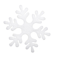 6pcs Winter Christmas Hanging Snowflake Decorations, 3D Holographic Snowflakes for Christmas Winter Wonderland Decorations Frozen Birthday New Year