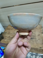 日本回流瓷器陶器昭和時期手工柴燒老茶碗抹茶碗煎茶碗，日本茶道