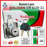 Kunci Laci Konci Lemari Komputer SOLIGEN K138-22 Original - Computer Key Kunci Laci Saja