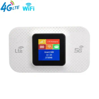 4G LTE Router Wireless Wifi Router 150Mbps Portable Pocket Mifi Modem Sim Card Slot Mobile Wifi Hotspot 3650mAh for Outdoor Car