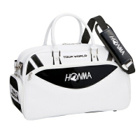 正品HONMA 紅馬高爾夫衣物包 球包旅行包GOLF時尚手提包皮革男女