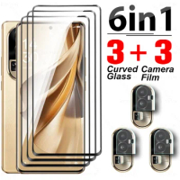 6-in-1 For Oppo Reno10 Pro+ 5G HD Curved Tempered Glass Appo Reno 10 Pro Plus Reno10Pro 10Pro 2023 6.7'' Camera Screen Protector