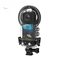 Applicable to Sea Frog Waterproof Shell of Sports Camera Applicable to Insta360 One X3 Diving Protective Cover Panoramic Camera