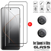 For Xiaomi 14 Ultra Glass Xiaomi 14 Ultra Tempered Glass 9H Full Curved Protective Screen Protetor For Xiaomi 14 Ultra Lens Film