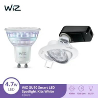 WiZ Lampu Smart LED Spotlight GU10 4,7W Kits White (Putih)