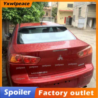 For Mitsubishi Lancer EVO 2008-2018 Spoiler High Quality ABS Plastic Rear Window Roof Spoiler Car Modification Accessories