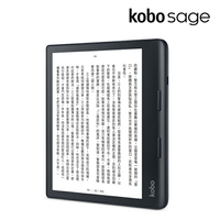 Kobo Sage 8吋電子書閱讀器 | 黑。32GB ✨5/12前購買登錄送$600購書金▶https://forms.gle/CVE3dtawxNqQTMyMA