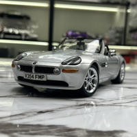 現貨免運！寶馬車模 汽車模型 寶馬模型 車模  1/18 BMW 寶馬Z8 合金仿真汽車模型銀色 八折下殺 特價出 可開發票