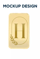 CEBUANA LHUILLIER JEWELRY Cebuana Lhuillier 18K Gold Bar - Customized Letters/Initials (H)