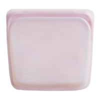 美國Stasher 方形矽膠密封袋-玫瑰石英粉