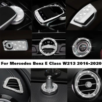 Diamond Sticker For Mercedes Benz E Class W213 E200 E300 Interior Modification Diamond Car Stickers Decoration Car Accessories