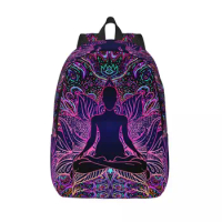 Indian Buddha Zen Mandala Backpack for Boy Girl Kids Student School Book Bags Psychedelic Daypack Preschool Bag Durable