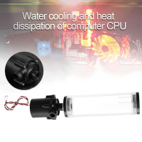 Portable G1/4 Thread XHC8+160mm Cylinder Water Tank Water Pump Dedicated for Computer CPU Water Cool