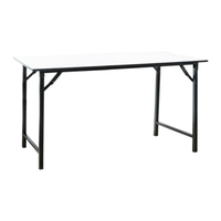 เบสิโค โต๊ะพับอเนกประสงค์ รุ่น 60150 ขนาด 150 x 60 x 75 ซม. สีขาว